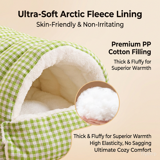 indoor cat bed soft lining