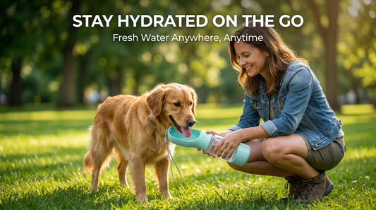 🐶 How to Choose the Right Dog Water Bottle for Walks & Travel? (Quick Guide)