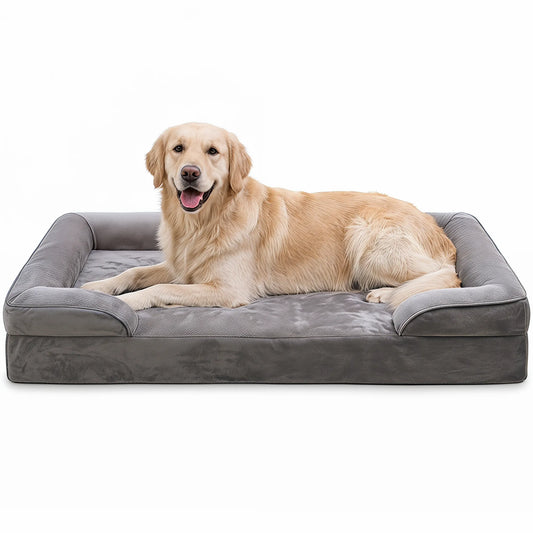 Orthopedic Dog Sofa Bed – Relieve Joint Pain & Improve Sleep for Medium & Large Dogs