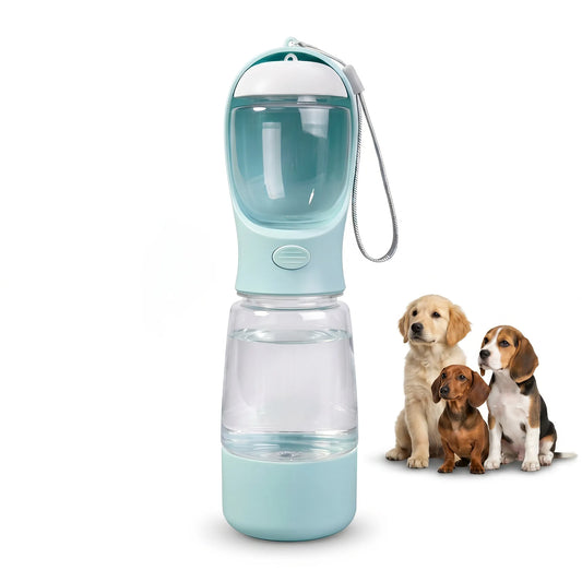4-in-1 Portable Dog Water Bottle for Outdoor Travel