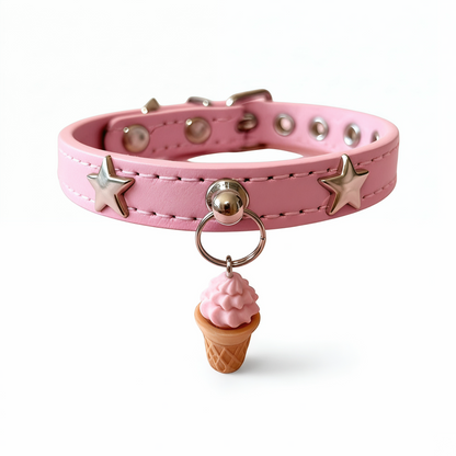 Stylish Star Pet Collar for Cats & Small Dogs