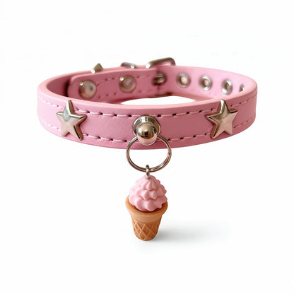 Stylish Star Pet Collar for Cats & Small Dogs