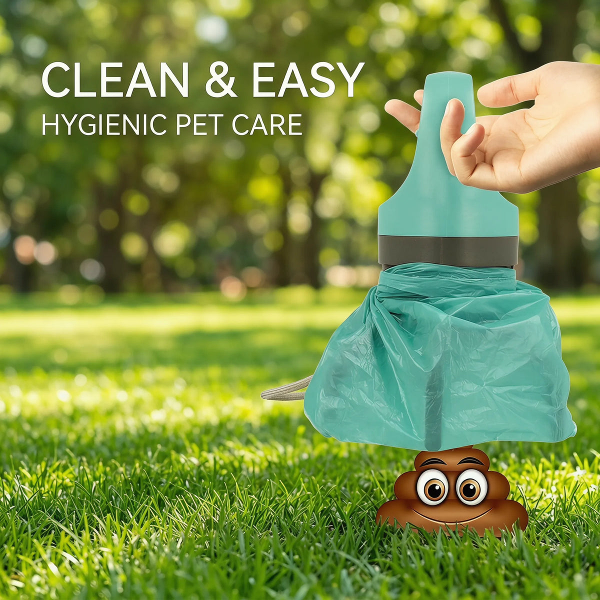 No-Touch Portable Dog Pooper Scooper