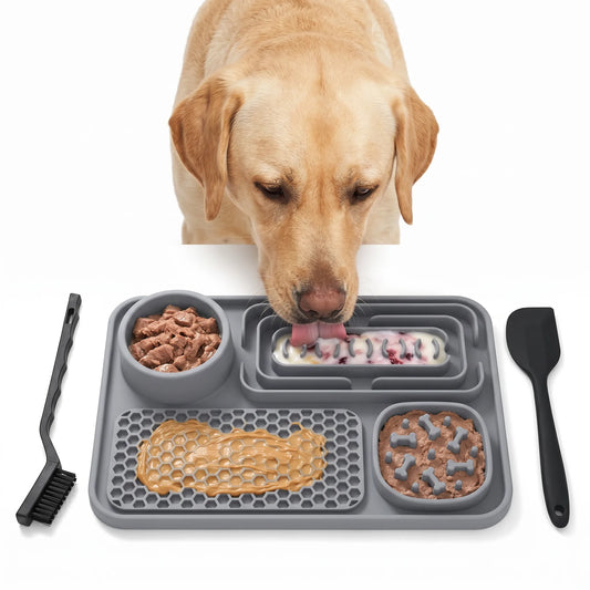 Dog Lick Mat Slow Feeder for Enrichment & Daily Feeding