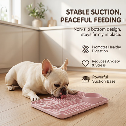 Dog Lick Mat Slow Feeder for Enrichment & Daily Feeding