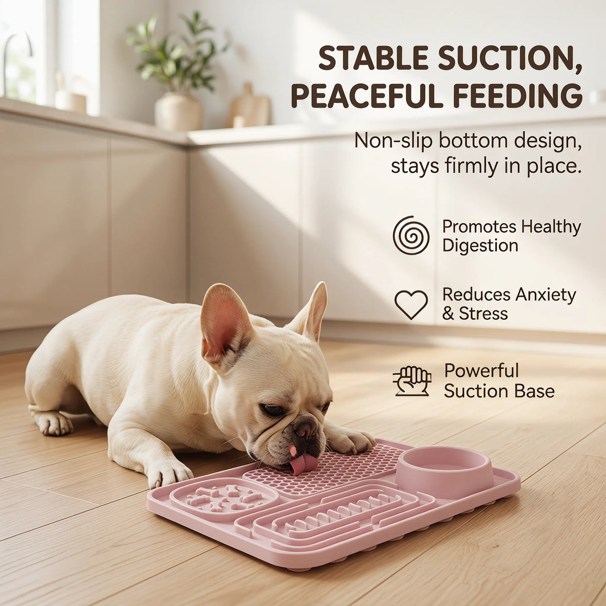 Dog Lick Mat Slow Feeder for Enrichment & Daily Feeding