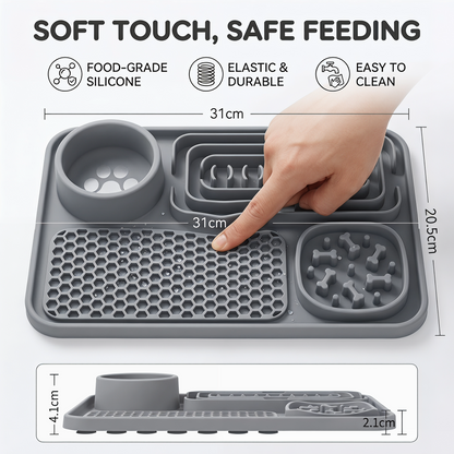 Dog Lick Mat Slow Feeder for Enrichment & Daily Feeding