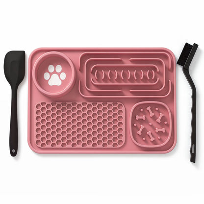 Dog Lick Mat Slow Feeder for Enrichment & Daily Feeding