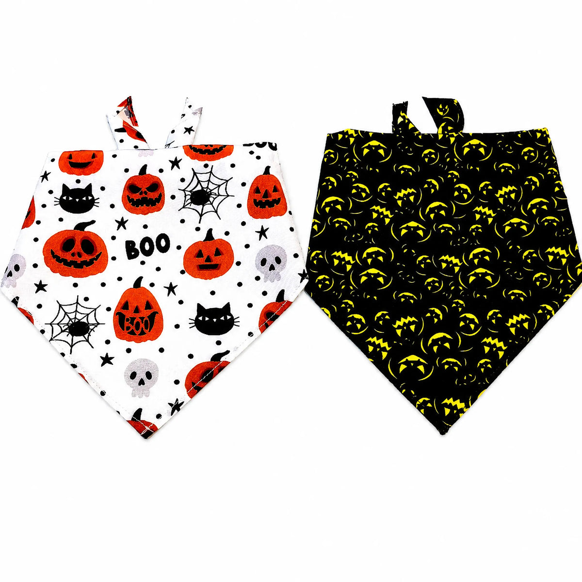 Cute Halloween Dog Bandana Set