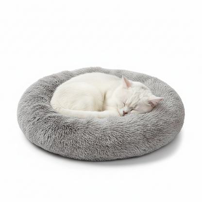 Fluffy Donut Dog & Cat Bed