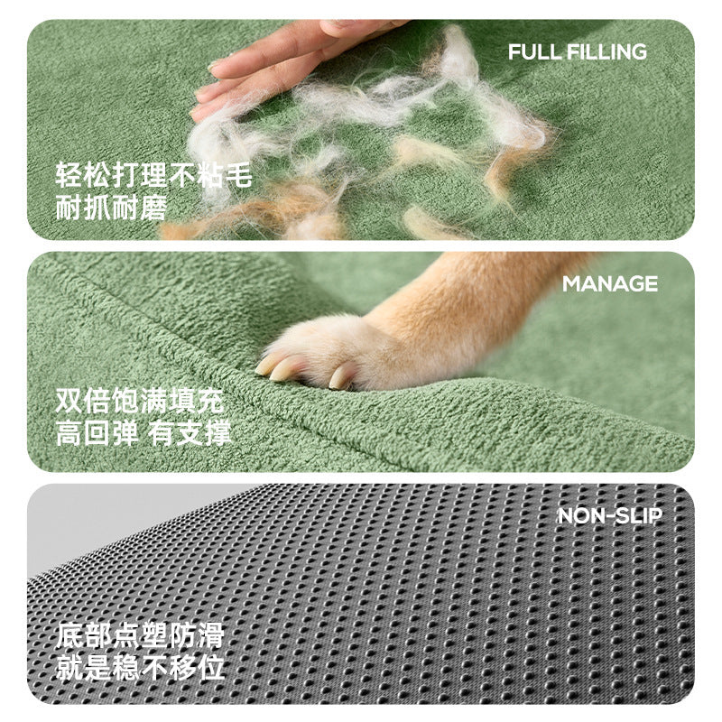 🐾 Soft Dog Bed – Ultra Plush Cushioned Pet Bed for Small & Medium Dogs