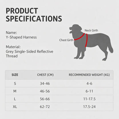 Reflective Dog Harness and Leash Set for Small & Medium Dogs