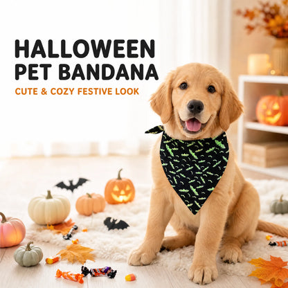 cute halloween dog bandana set