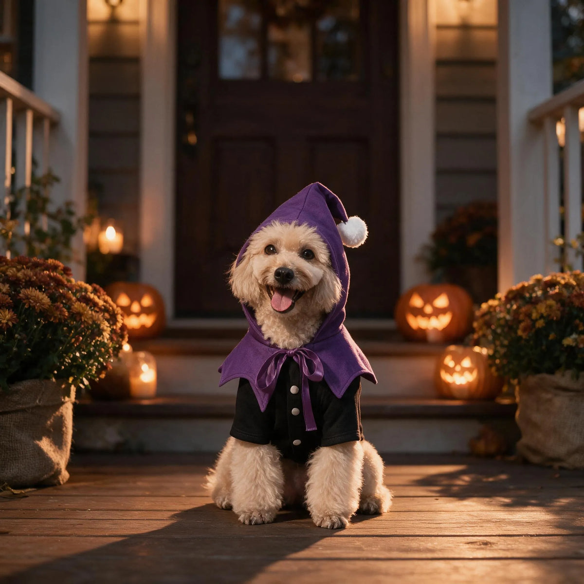 cute halloween dog outfit for pet photos