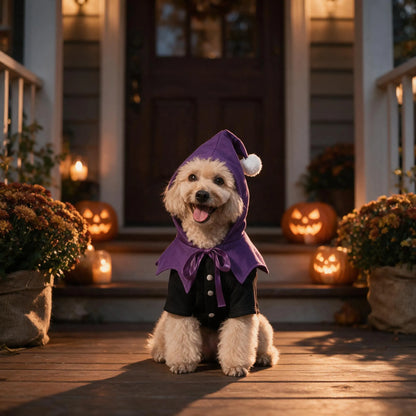 cute halloween dog outfit for pet photos