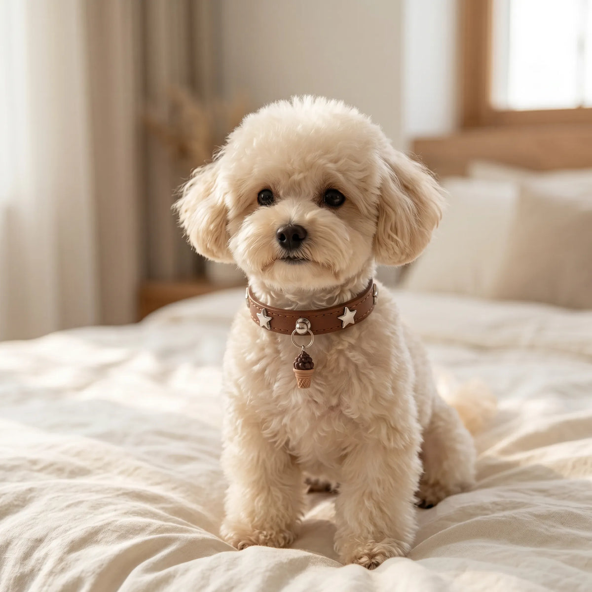 Stylish Star Pet Collar for Cats & Small Dogs