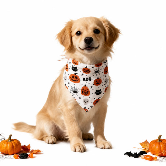 halloween dog bandana set for pet