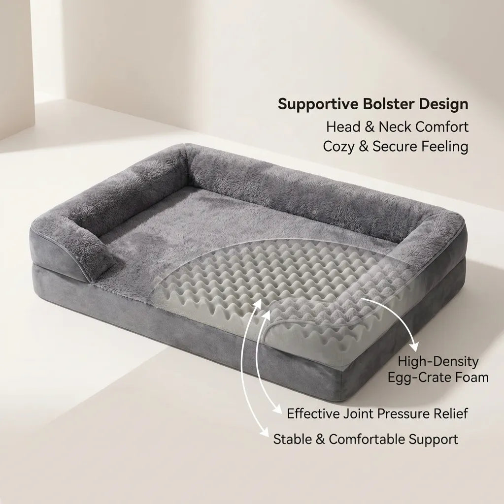 memory foam dog bed for large dogs