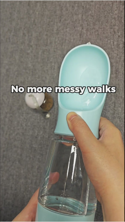4-in-1 Portable Dog Water Bottle for Outdoor Travel