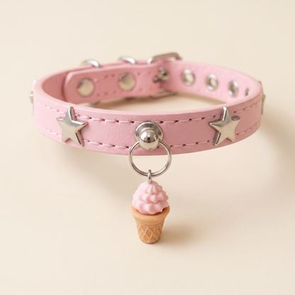 Stylish Star Pet Collar for Cats & Small Dogs