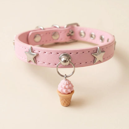 Stylish Star Pet Collar for Cats & Small Dogs
